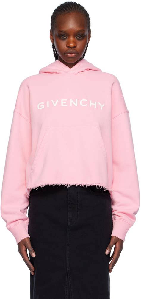 givenchy pink distressed hooodie|givenchy hoodie.